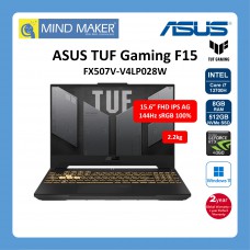 Asus TUF Gaming F15 FX507V-V4LP028W NoteBook (MechaGray) Intel Core i7-13700H / Win11 Home / 16GB RAM / 512GB SSD / RTX4060 / 15.6" FHD IPS AG 144hz sRGB100% / 2 Year Global Warranty