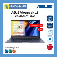 Asus Vivobook 15 A1502Z-ABQ2141WS Notebook (QuietBlue) i5-12500H / Win11 Home / Office Home & Student OPI / 16GB RAM / 512GB SSD / UHD Graphics / 15.6" FHD IPS AG / 2 Year Global Warranty