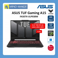 Asus TUF Gaming A15 FA507X-ULP038W NoteBook (JaegerGray) R9-7940HS / Win11 Home / 16GB RAM / 512GB SSD / RTX4050 / 15.6" FHD IPS AG 144hz sRGB100% / 2 Year Global Warranty