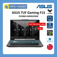 Asus TUF Gaming F15 FX506H-MHN224W NoteBook (GraphiteBlack) Intel Core i5-11400H / Win11 Home / 8GB RAM / 512GB SSD / RTX3060 / 15.6" FHD IPS AG 144hz / 2 Year Global Warranty