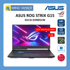 Asus ROG Strix G15 G513I-EHN051W NoteBook (EclipseGray) R7-4800H / Win11 Home / 8GB RAM / 512GB SSD / RTX3050Ti / 15.6" FHD IPS AG 144hz / 2 Year Global Warranty
