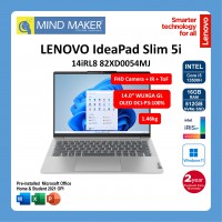 Lenovo IdeaPad Slim 5 14IRL8 82XD0054MJ NoteBook (CloudGrey) / i5-13500H / Win11 Home / Office Home & Student OPI / 16GB RAM / 512GB SSD / 14" WUXGA OLED GL / 2 Years Premium Care